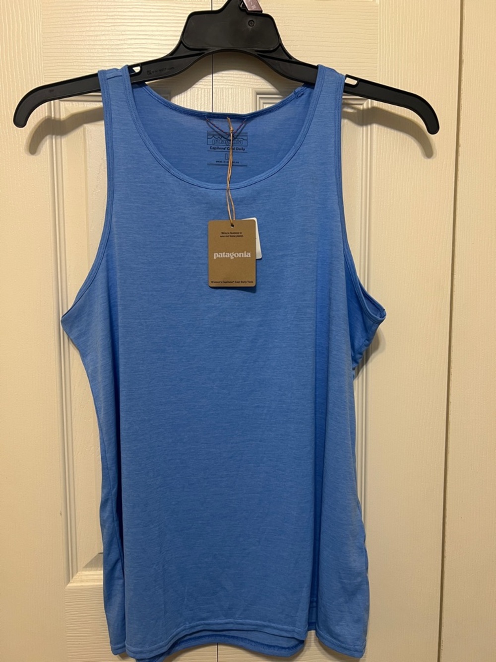Patagonia Women’s  capiline Light Blue Tank Top